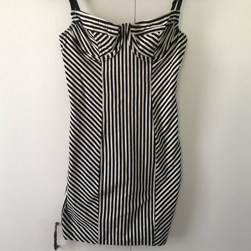 NWT American Apparel Stretch Stripe Dress
